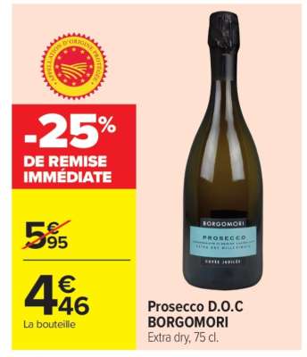 Prosecco D.O.C BORGOMORI
