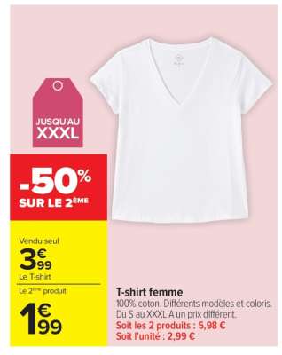 T-shirt femme