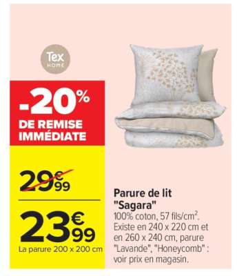 Parure de lit "Sagara"