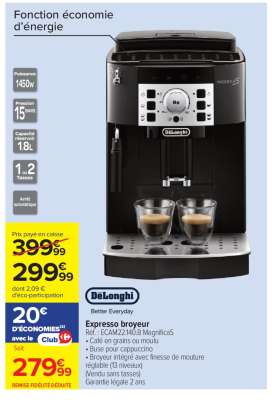 Expresso broyeur