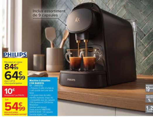 Machine à dosettes L'OR BARISTA