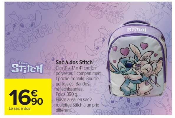 Sac à dos STITCH