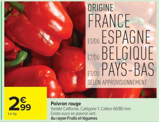 Poivron rouge