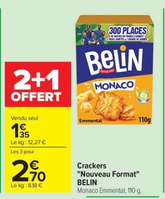 Crackers "Nouveau Format" BELIN