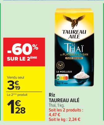 Riz "Taureau Ailé"