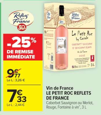 LE PETIT ROC REFLETS DE FRANCE