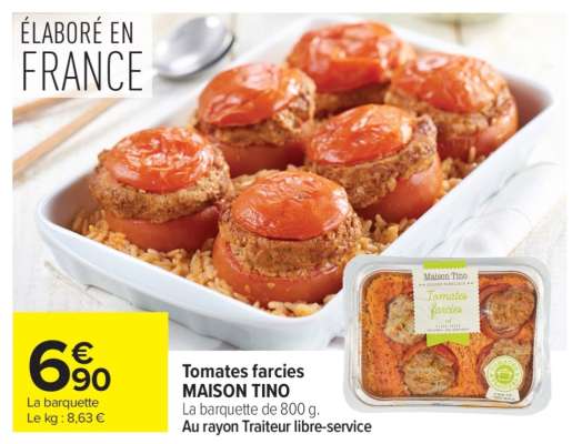 Tomates farcies MAISON TINO
