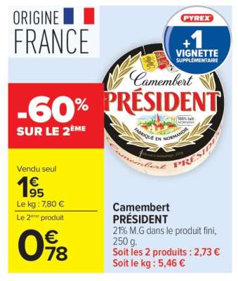 Camembert Président