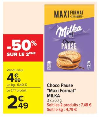 Choco Pause "Maxi Format" MILKA