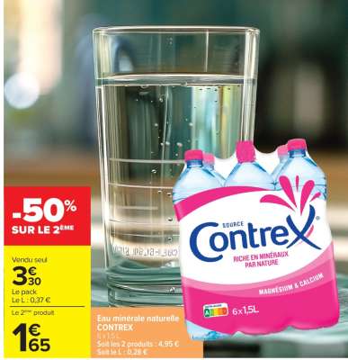 Eau Minérale Naturelle Contrex