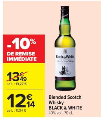Blended Scotch Whisky BLACK & WHITE