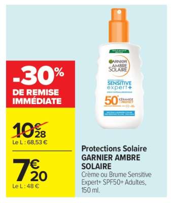 GARNIER AMBRE SOLAIRE