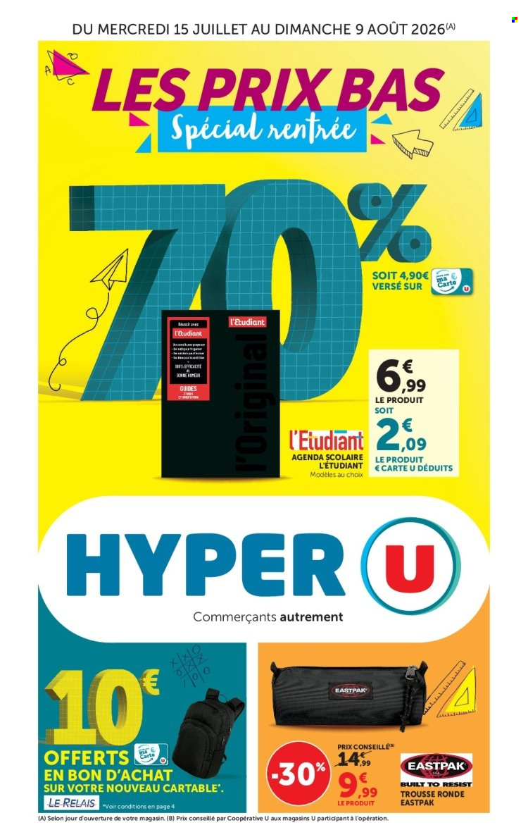 Catalogue HYPER U - 15/07/2026 - 09/08/2026. Page 1