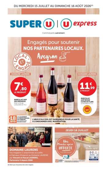 Catalogue Magasins U - 15/07/2026 - 16/08/2026.