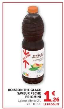 BOISSON THE GLACE SAVEUR PECHE