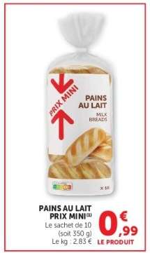 Pains au lait