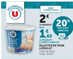 Rillettes de Thon Listao U