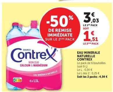 Eau Minérale Naturelle Contrex
