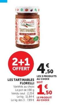 LES TARTINABLES FLORELLI