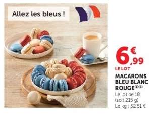 MACARONS BLEU BLANC ROUGE