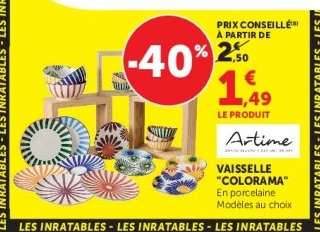 VAISSELLE "COLORAMA"