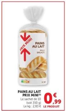 Pains au lait
