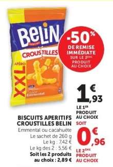 BISCUITS APERITIFS CROUSTILLES BELIN