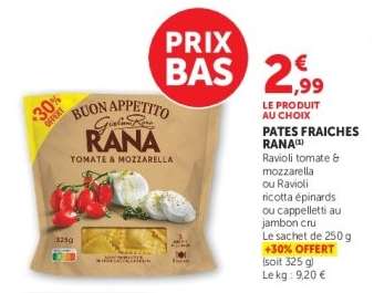 PATES FRAICHES RANA