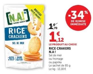 RICE CRACKERS "N.A !"