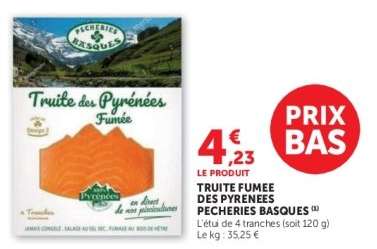 TRUITE FUMÉE DES PYRÉNÉES PÊCHERIES BASQUES