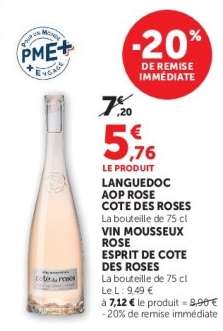 LANGUEDOC AOP ROSE COTE DES ROSES