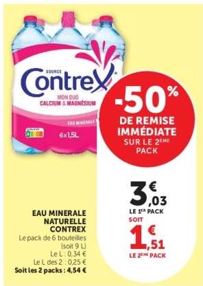 Eau Minérale Naturelle Contrex