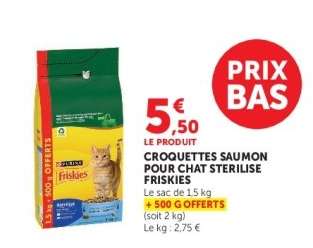 CROQUETTES SAUMON POUR CHAT STERILISE FRISKIES