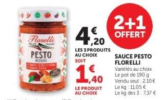 SAUCE PESTO FLORELLI