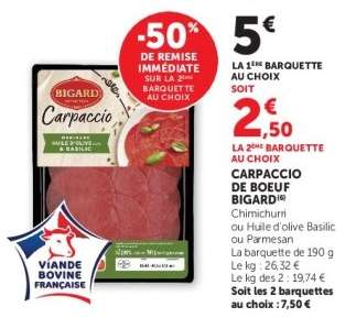 CARPACCIO DE BOEUF BIGARD