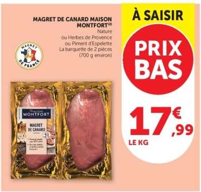 MAGRET DE CANARD 'MAISON MONTFORT'