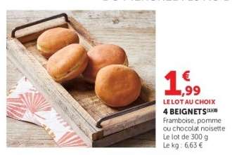 4 beignets