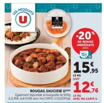 ROUGAIL SAUCISSE U