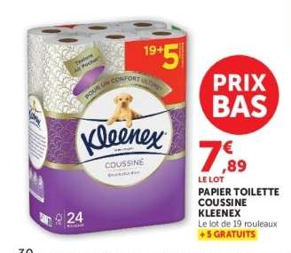 Papier Toilette Coussiné Kleenex
