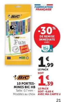 10 Portes-Mines BIC HB