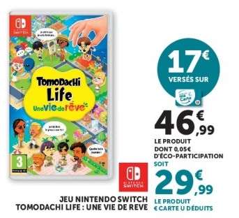 Jeu Nintendo Switch Tomodachi Life : Une Vie de Rêve