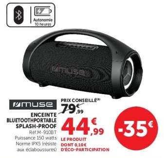 ENCEINTE BLUETOOTH PORTABLE SPLASH-PROOF