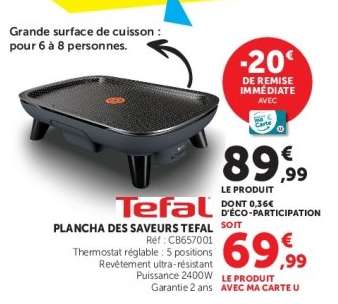 TEFAL Plancha des Saveurs