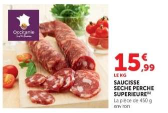 SAUCISSE SECHE PERCHE SUPERIEURE