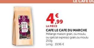 CAFE LE CAFE DU MARCHE