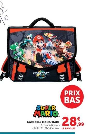 Cartable Mario Kart