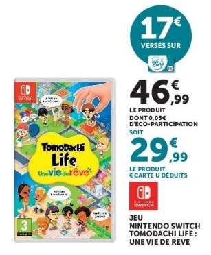 Jeu Nintendo Switch Tomodachi Life : Une Vie de Rêve
