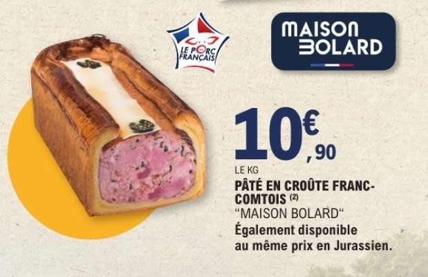 Pâté en croûte Franc Comtois