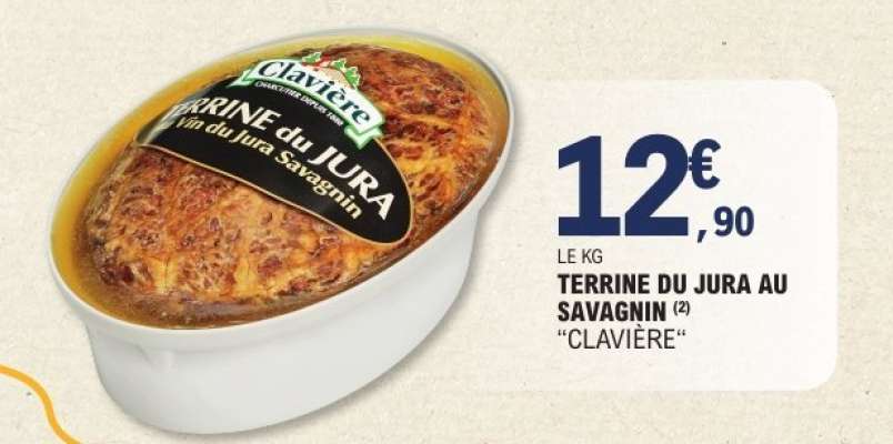 TERRINE DU JURA AU SAVAGNIN