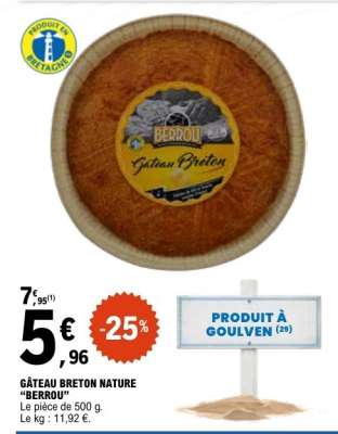 GÂTEAU BRETON NATURE “BERROU”